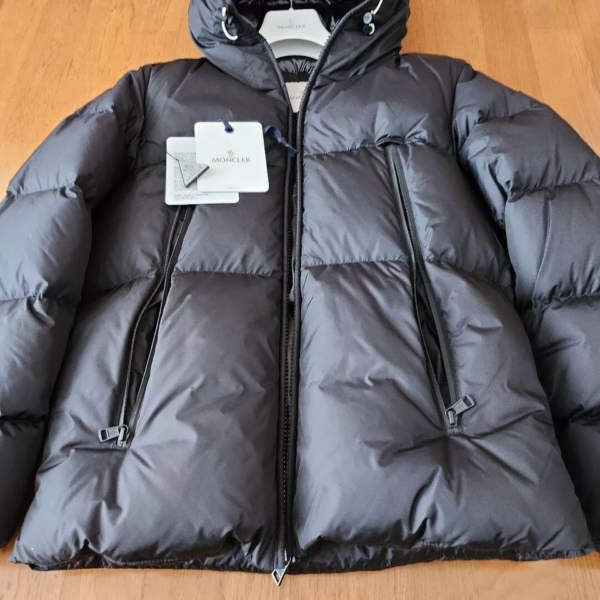 Puffer Down Jacket Hooded Men's  black - Image 3